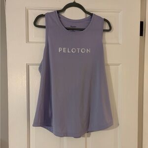 Peloton Lavender Scoop Neck Active Tank Top
